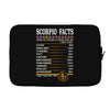 Scorpio Facts Zodiac Laptop sleeve