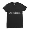 black jenius Ladies Fitted T-Shirt