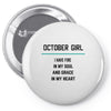 October Girl Pin-back button