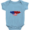 america flag Baby Bodysuit