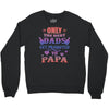 only the best dads get promoted to papa Crewneck Sweatshirt