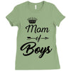 mom of boys Ladies Fitted T-Shirt