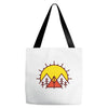 sunrise camp Tote Bags