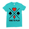 time to play Ladies Fitted T-Shirt