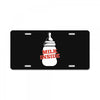 Milk Inside License Plate