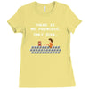 there is no princess Ladies Fitted T-Shirt