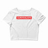 Survivalists Hypebeast Crop Top