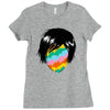 lovely face Ladies Fitted T-Shirt