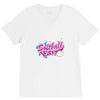 softball diva neon V-Neck Tee