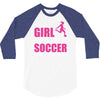 all this girl cares about is soccer and like maybe 3 people 3/4 Sleeve Shirt