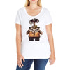 Wall-E Friends Groot Ladies Curvy T-Shirt