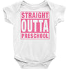 straight outta preschool Baby Bodysuit