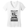 Never Underestimate A Papaw With An Engineer Degree V-neck tee