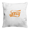 saxophone saxy Throw Pillow