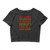 all i want for christmas Crop Top