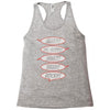 janet! dr. scott! janet! brad! rocky! Racerback Tank