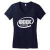 geek inside Women's V-Neck T-Shirt