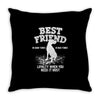 Best Friend Great Dane Throw Pillow