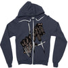 freddy krueger gloves Zipper Hoodie