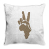 peace to africa Throw Pillow