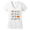 fisheye lens Women's V-Neck T-Shirt