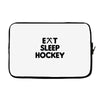eat sleeo hockey Laptop sleeve