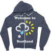 scottish weather Zipper Hoodie