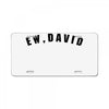 ew david License Plate