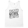 educated, natural, melanated Tank Top