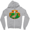 save the jackalopes! Zipper Hoodie