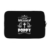 I Am One Blessed Poppy Laptop sleeve