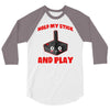 gaming hold and play 3/4 Sleeve Shirt