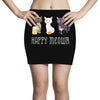happy meowr Mini Skirts