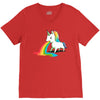 where rainbows come from (green) V-Neck Tee
