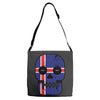 iceland till i die Adjustable Strap Totes