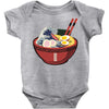 great wave ramen Baby Bodysuit