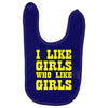 i like girls who like girls Baby Bibs