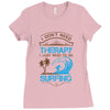 I Don't Need Therapy Need Surfing Ladies Fitted T-Shirt