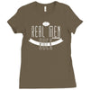 real men ruck Ladies Fitted T-Shirt
