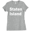 staten island Ladies Fitted T-Shirt