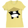 panda2 Ladies Fitted T-Shirt