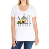 sumo pile driver Ladies Curvy T-Shirt