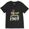 kings are born in 1969 V-Neck Tee