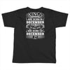 Real Kings Are Born On December 27 Toddler T-shirt