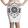pewter gym Pencil Skirts