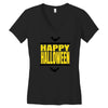happy halloween (2) Women's V-Neck T-Shirt