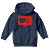 no love notification Youth Hoodie