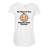 My Mom Is The World's Best Teacher Maternity Scoop Neck T-shirt