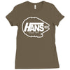 hans since 1977 Ladies Fitted T-Shirt