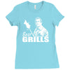 bear grills  funny Ladies Fitted T-Shirt